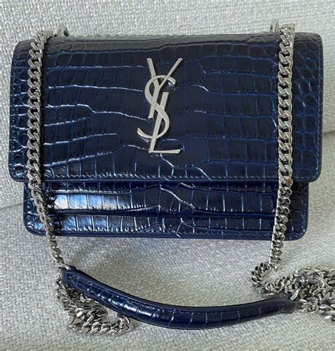 ysl blue handbags|authentic YSL handbags on sale.